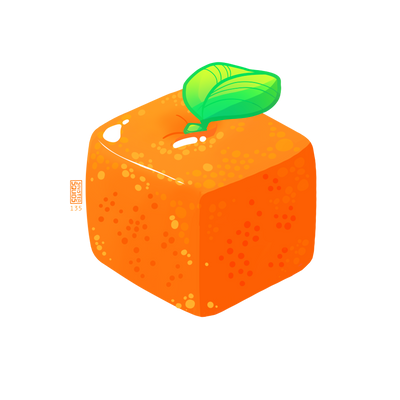 Orange Sticker
