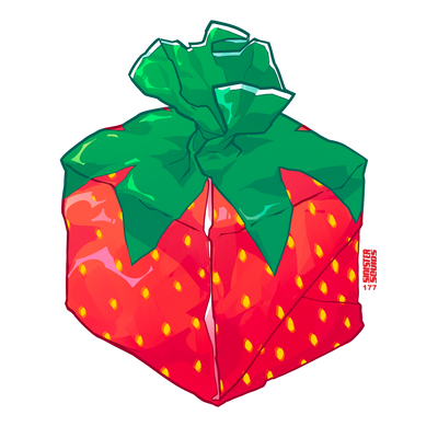 Strawberry Candy from Grandma's Purse Sticker