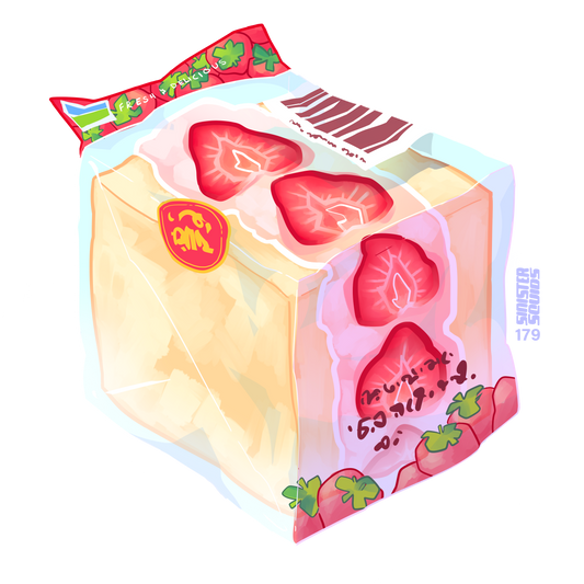 Strawberry Sandwich Sticker