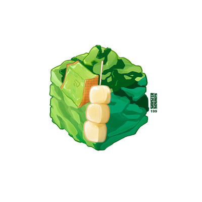 Matcha Ice Cream Sticker