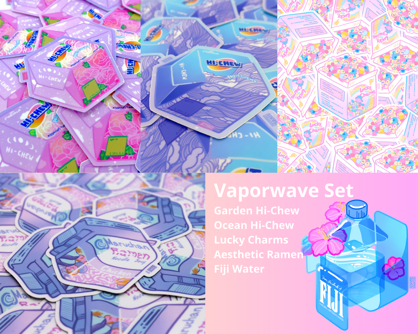 Vaporwave Set Sticker Pack