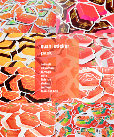 Sushi Set Sticker Pack
