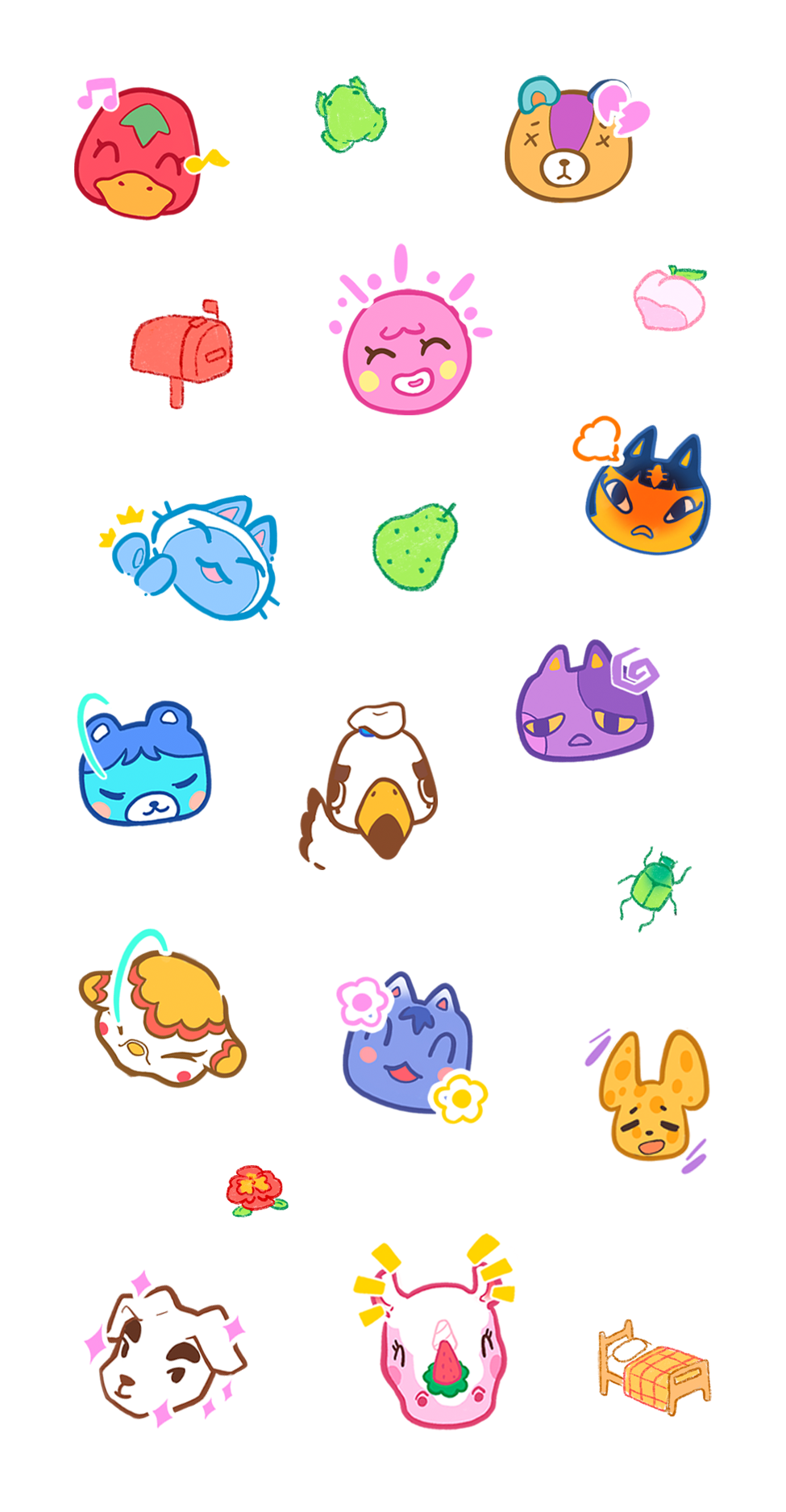 ACNH Sticker Sheet 01