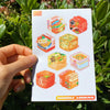 Noodle Cube Sticker Sheet