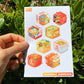Noodle Cube Sticker Sheet