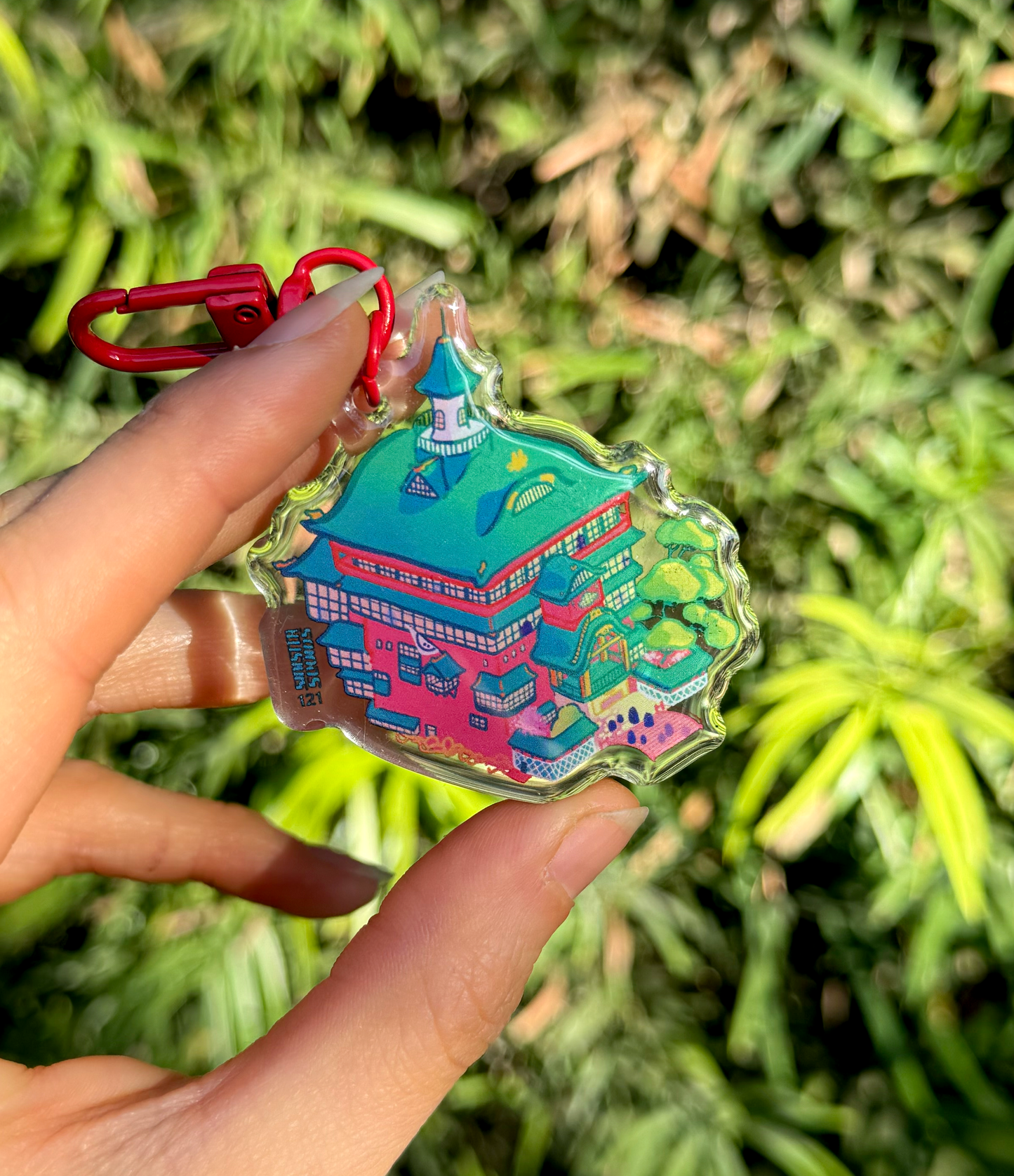 Bath House Keychain