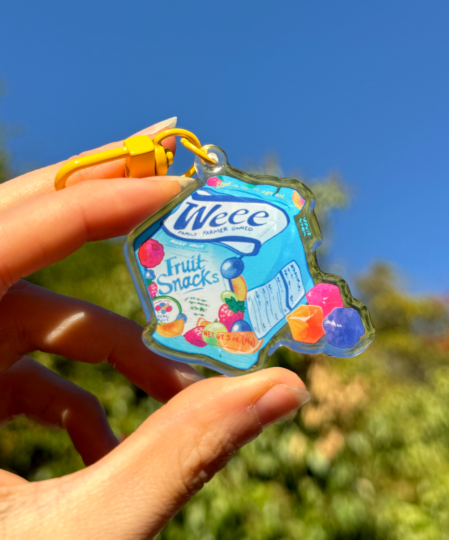 Wee Fruit Snacks Keychain