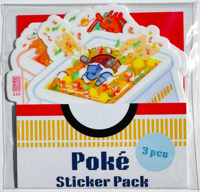 Starter Poke-Ramen Set Sticker Pack