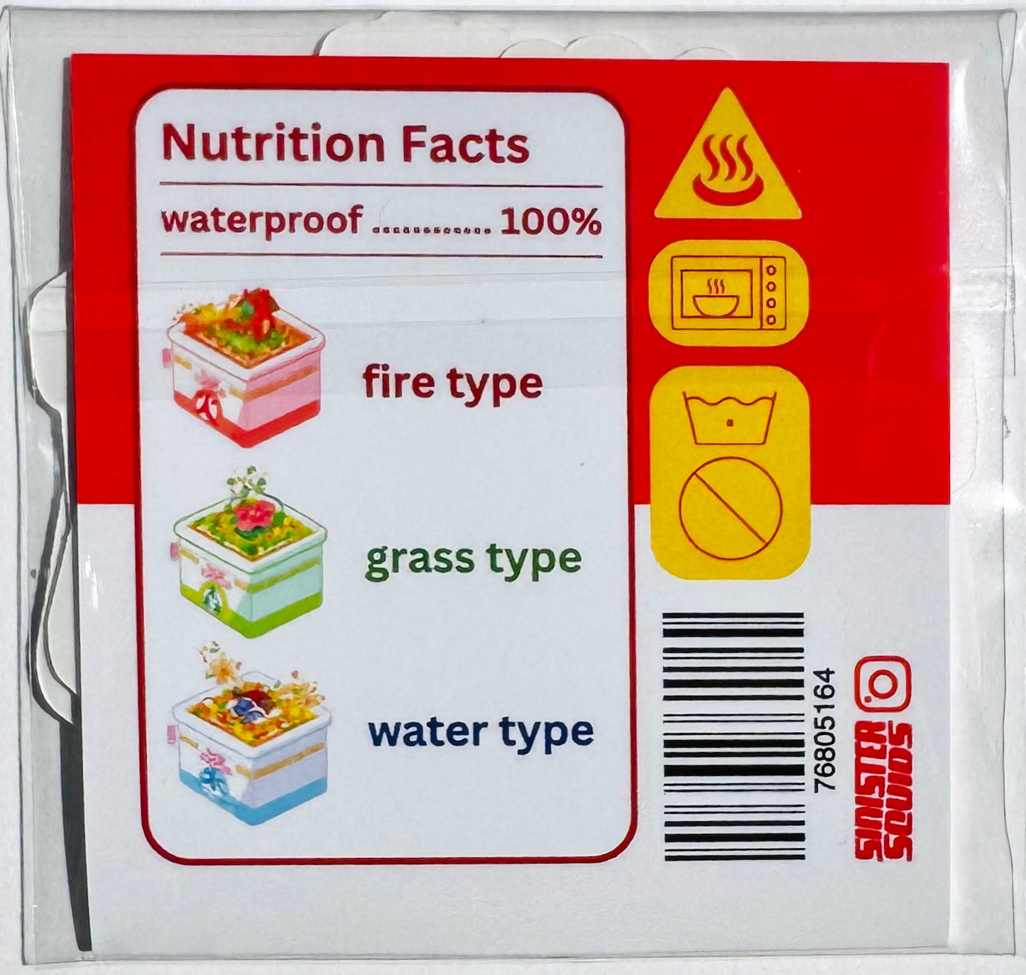 Starter Poke-Ramen Set Sticker Pack