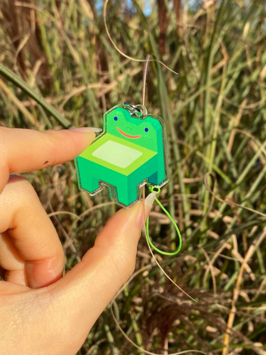 Froggy Chair Phone Charm