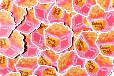 Shrimp Chips Sticker