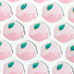 Peach Sticker