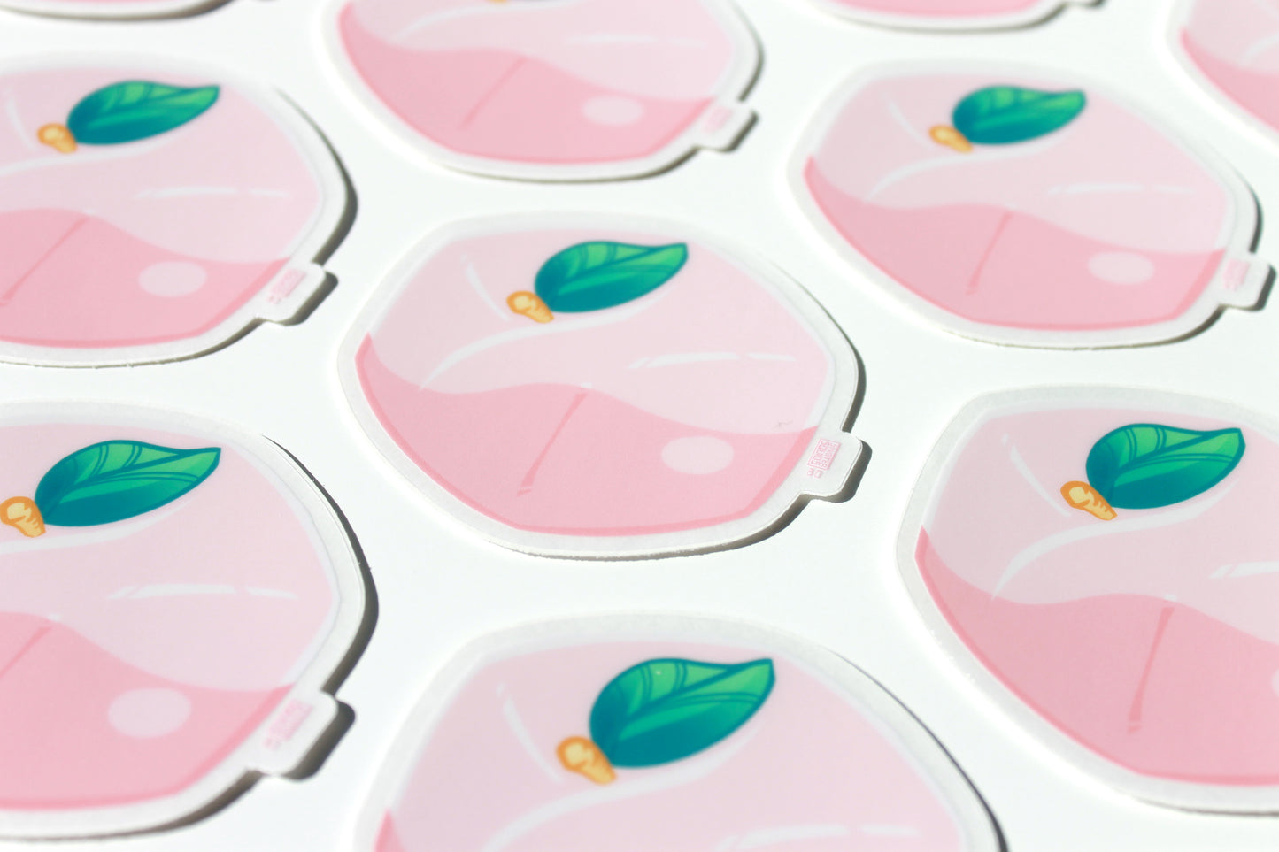 Peach Sticker