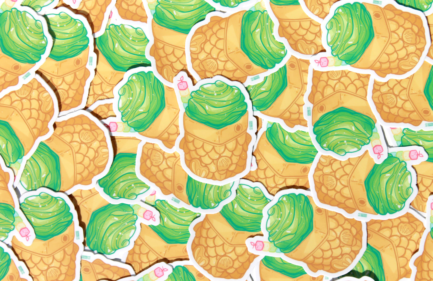 Green Tea Matcha Taiyaki Sticker
