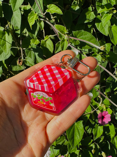 Strawberry Jam Keychain