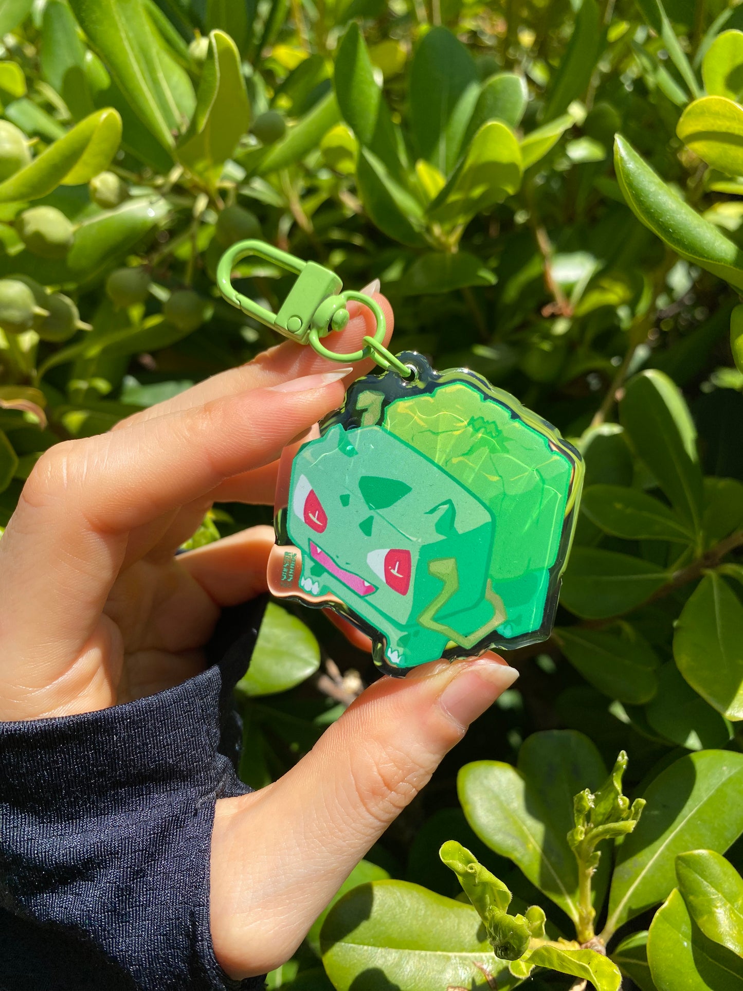 A Plant Bulb Grass Type Keychain