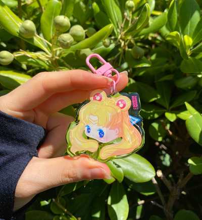 Moon Hero Keychain