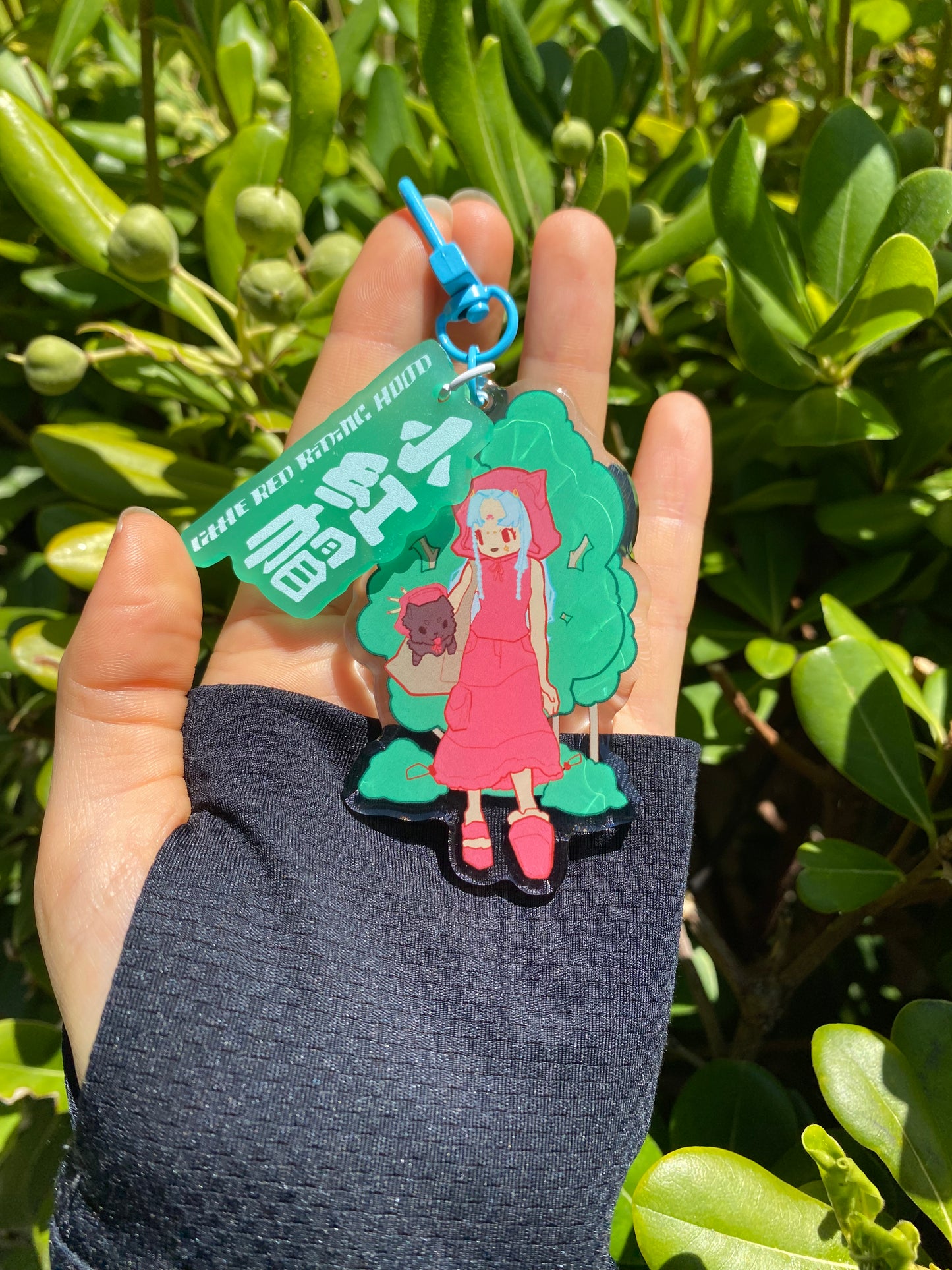 Red Riding Hood Walking Keychain