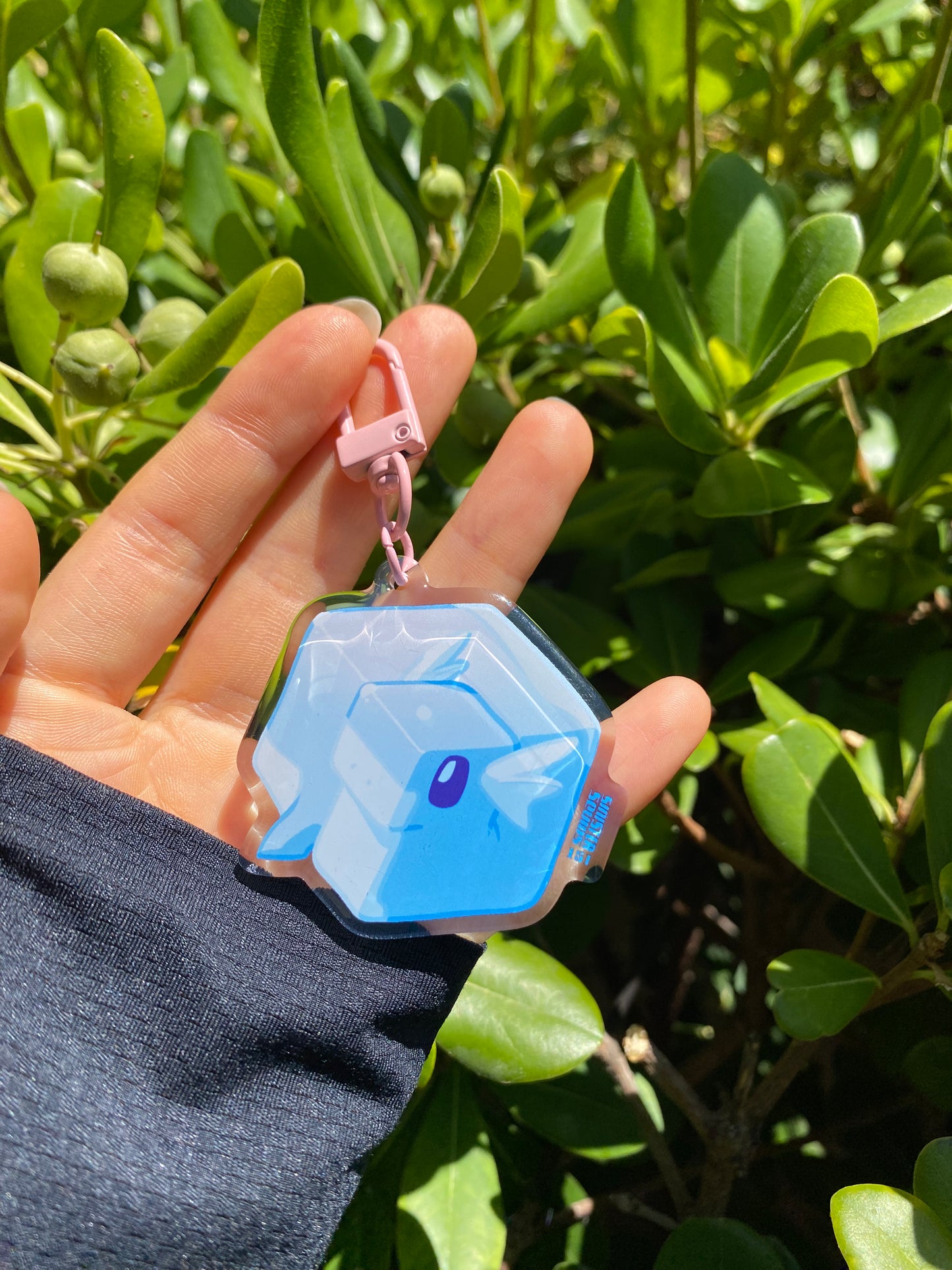 Blue Dragon Pocket Monster Keychain