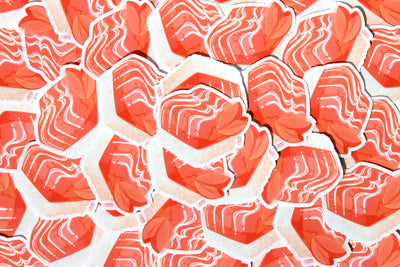 Shrimp Sushi Sticker
