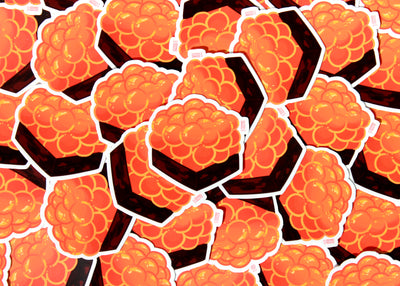 Fish Roe Sushi Sticker