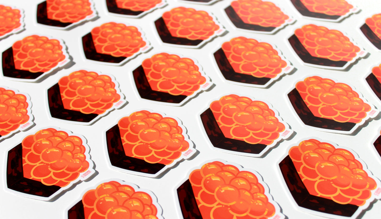 Fish Roe Sushi Sticker