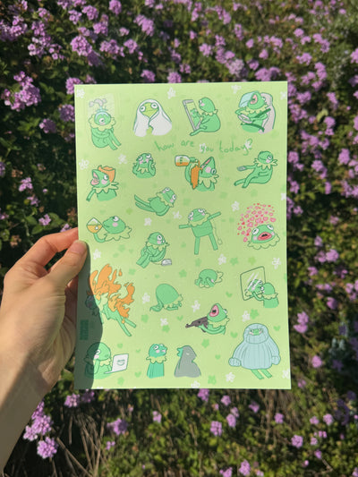 Kermit Sticker Sheet