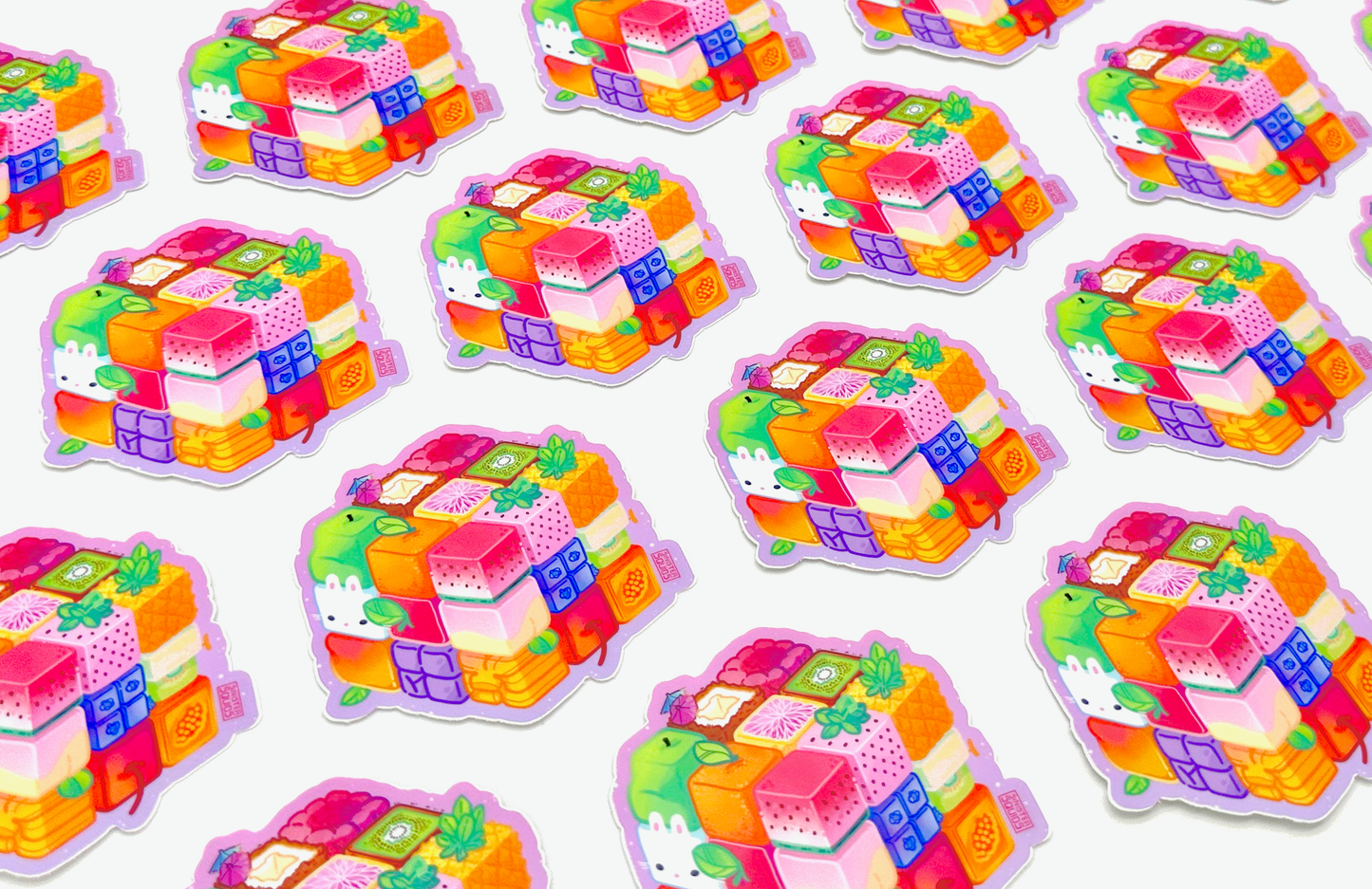 Fruit Rubik's Cube Sticker