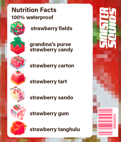 Strawberry 2 Sticker Pack