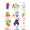 zodiac sticker set