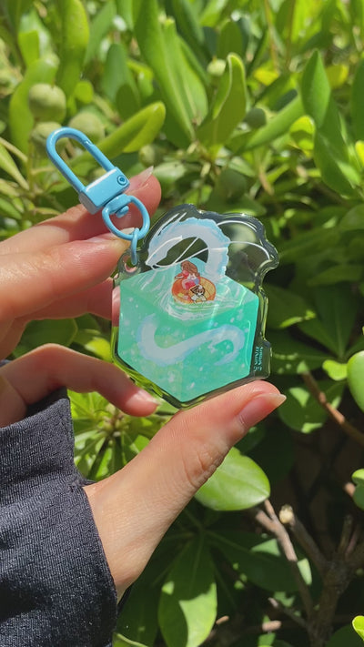 River Spirit Dragon Keychain