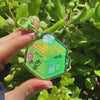 Green Tea Keychain