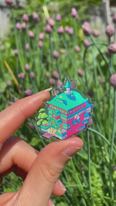 A Bathhouse Phone Charm