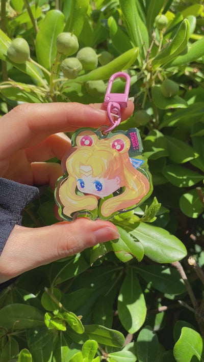 Moon Hero Keychain