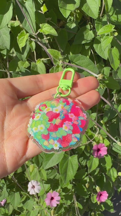 Strawberry Field Keychain