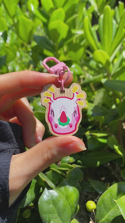 Merengue Animal Village Wooden Charm
