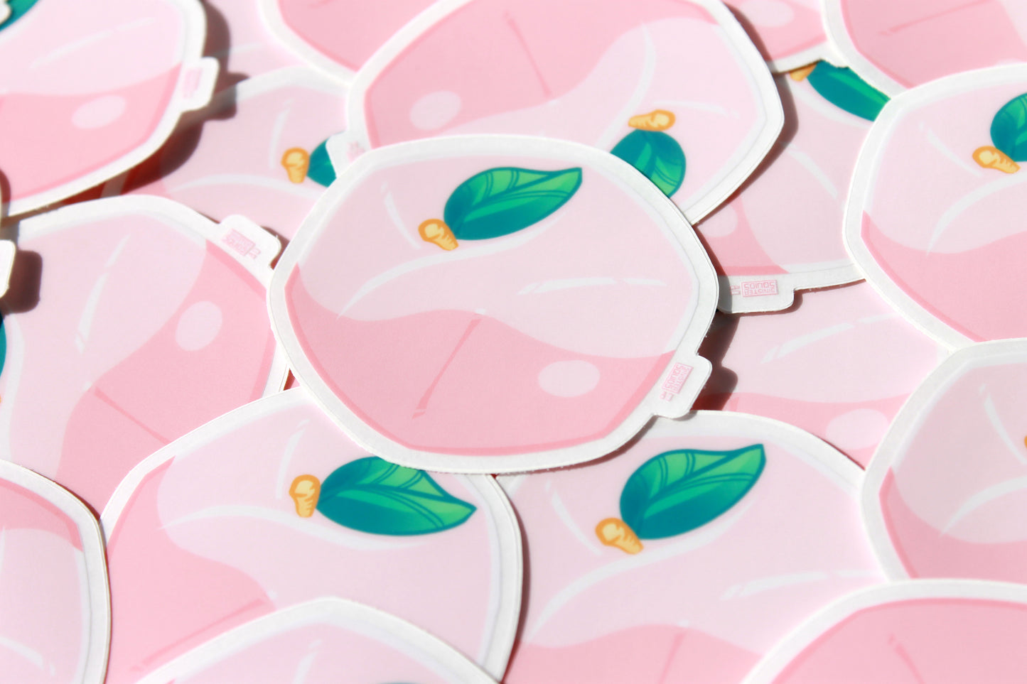 Peach Sticker