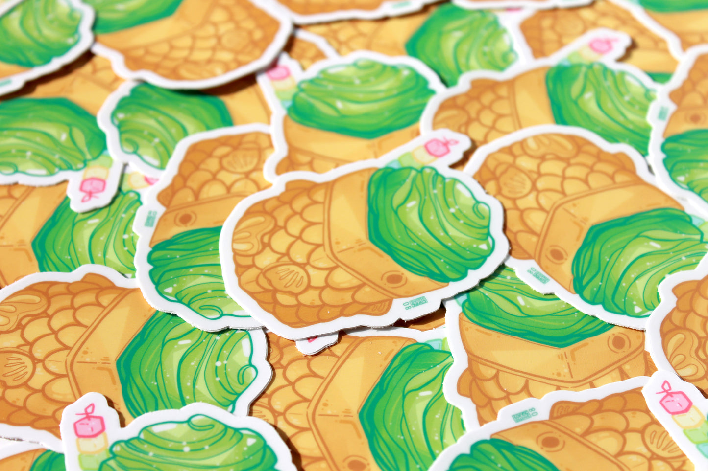 Green Tea Matcha Taiyaki Sticker