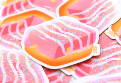 Strawberry Donut Sticker