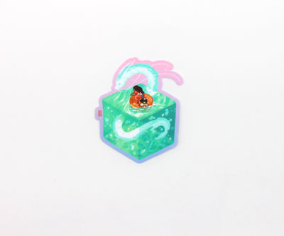 River Dragon From an Animated Movie Sticker