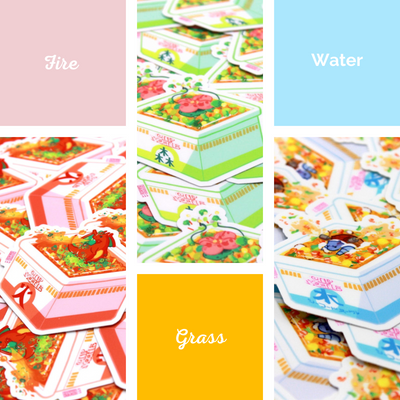 Starter Poke-Ramen Set Sticker Pack